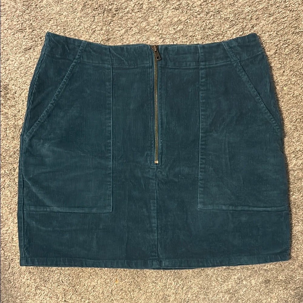 Green Mini Pencil Skirt for Casual Work